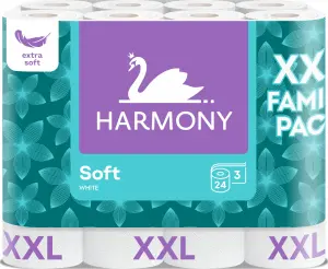Harmony Soft Family Pack 3vrstvý toaletní papír, 24 rolí, 15,7 m role Harmony Soft Family Pack 3vrstvý toaletní papír, 24 rolí, 15,7 m role