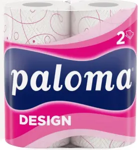Paloma 2vrstvé papírové utěrky Design, 2 ks, 11 m