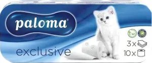 Paloma 3vrstvý toaletní papír Exclusive Plus White, 8 rolí Paloma 3vrstvý toaletní papír Exclusive Plus White, 8 rolí