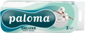 Paloma 3vrstvý toaletní papír Pure White, 10 rolí Paloma 3vrstvý toaletní papír Pure White, 10 rolí