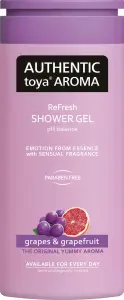 Authentic Toya Aroma sprchový gel hroznové víno a grep, 400 ml