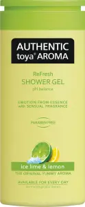 Authentic Toya Aroma sprchový gel ledová limetka a citrón, 400 ml Authentic Toya Aroma sprchový gel ledová limetka a citrón, 400 ml