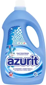 Azurit prací gel na moderní a jemné prádlo 62 praní, 2480 ml