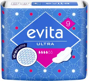 Evita Ultra Drainette, dámské vložky, 9 ks