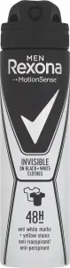 Rexona Men antiperspirant Invisible Black + White, 150 ml