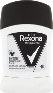 Rexona Men tuhý antiperspirant Invisible Black + White, 50 ml