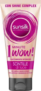 Sunsilk maska pro lesklé vlasy Scintille Di Luce 1 Minute Wow, 180 ml