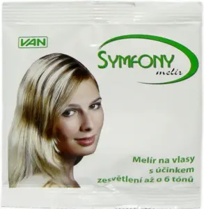 Melír Symfony na vlasy, bílý, 20 g