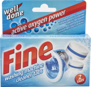 Well Done Fine tablety na čištění pračky 2 x 40 g