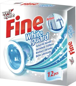 Well Done Fine bělicí prací ubrousky, 12 ks