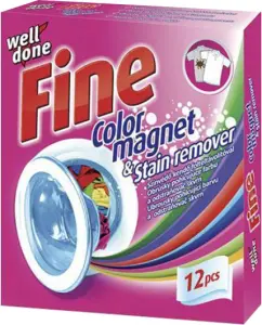 Well Done Fine Color Magnet ubrousky proti skvrnám a obarvení, 12 ks