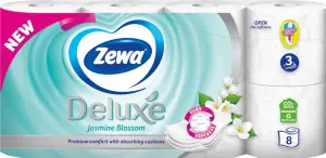 Zewa Deluxe Jasmine Blossom 3vrstvý toaletní papír, 8 rolí, 19,3 m role Zewa Deluxe Jasmine Blossom 3vrstvý toaletní papír, 8 rolí, 19,3 m role