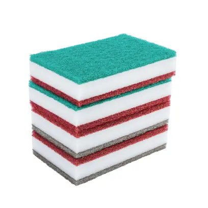 Brusná houba měkká 1bal/4ks | 150x100x30 mm, zr. 80/120/240