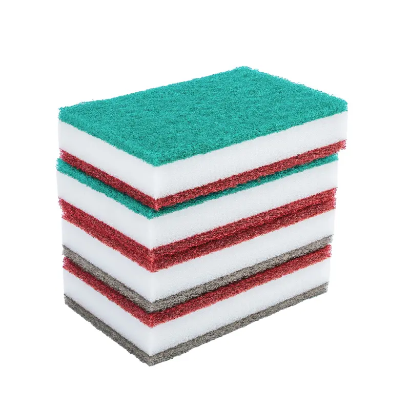 Brusná houba měkká 1bal/4ks | 150x100x30 mm, zr. 80/120/240