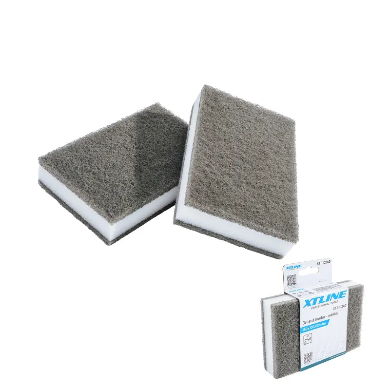 Brusná houba měkká | 150x100x30 mm, zr. 240 Brusná houba měkká | 150x100x30 mm, zr. 240