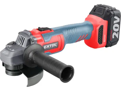 Bruska úhlová aku SHARE20V, 125 mm, BRUSHLESS, 4 Ah