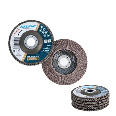 XTLINE Kotouč brusný lamelový korund | 125 mm zr. 80