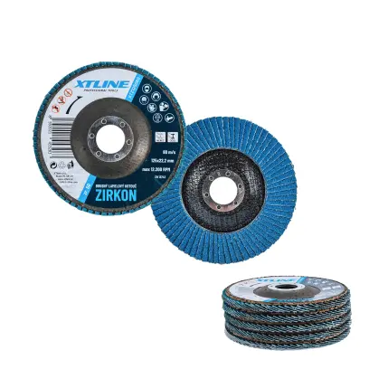XTLINE Kotouč brusný lamelový zirkon | 125 mm, zr. 60