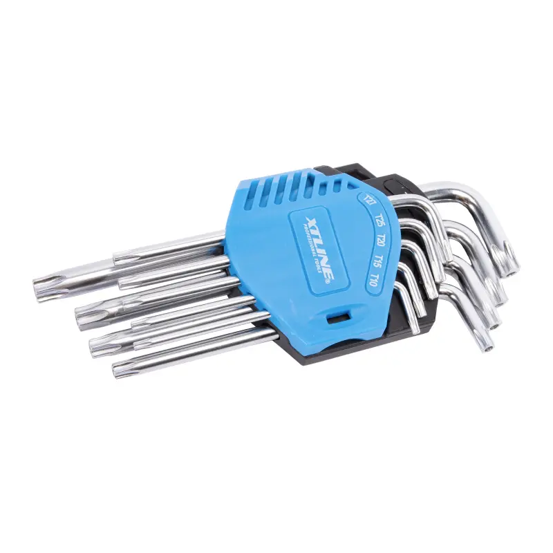 XTLINE Sada TRX klíčů s otvorem 9 dílů | T10-T50 XTLINE Sada TRX klíčů s otvorem 9 dílů | T10-T50