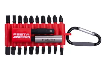 Sada torzních bitů FESTA INDUSTRY S2 25mm s magnetickým adapterem