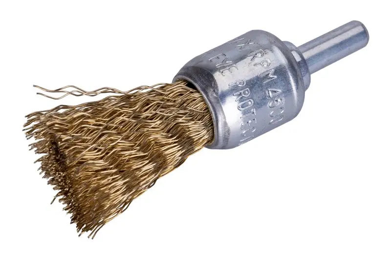 Kartáč rotační koncový vlnitý WESTBERG 17mm stopka