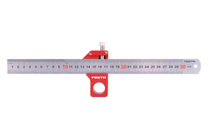 Měřítko FESTA nerezové 300mm s magnetickým posuvným dorazem s uhly 90°/45°