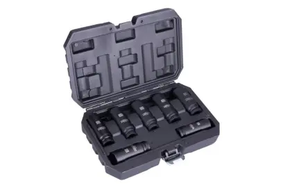 Sada úderových hlavic FESTA Industry prodloužených 1/2" Cr-Mo