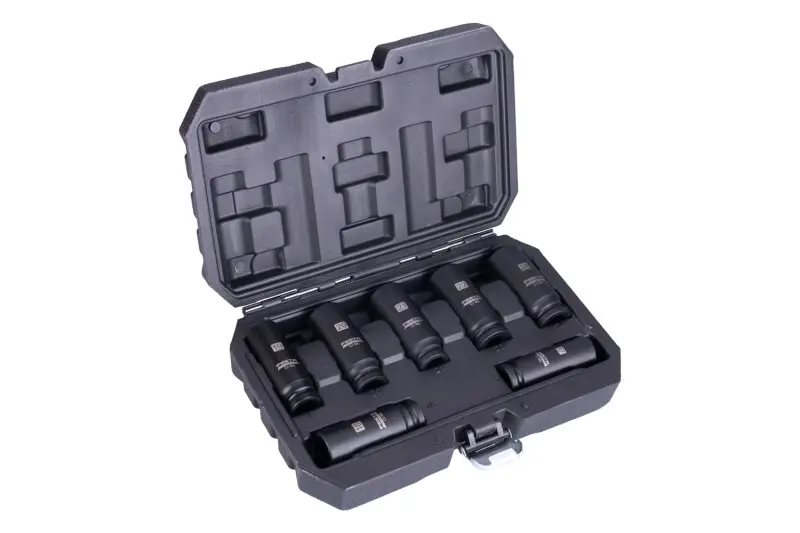 Sada úderových hlavic FESTA Industry prodloužených 1/2" Cr-Mo