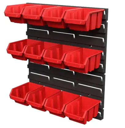 QBRICK Nástěnný regál s boxy 