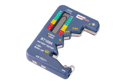 Univerzální tester baterií WESTBERG C/AA/AAA/D/N/9V