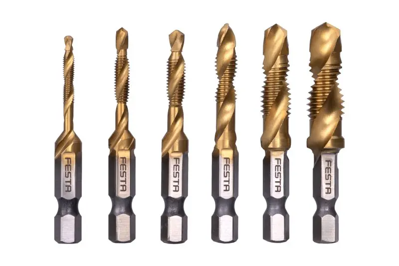 Sada závitových vrtáků FESTA HSS, M3 - M10, sada 6 ks Sada závitových vrtáků FESTA HSS, M3 - M10, sada 6 ks