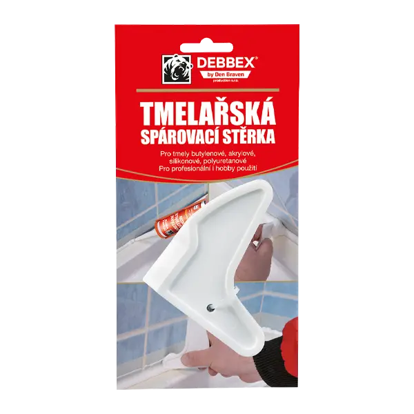 Silikonová stěrka tmelařská HOBBY 1 ks bílá