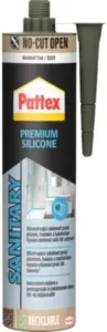 PATTEX Sanitární silikon Premium, manhattan, 280 ml