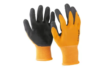 Rukavice FESTA Safety nylonové máčené v LATEXOVÉ pěně vel. 8