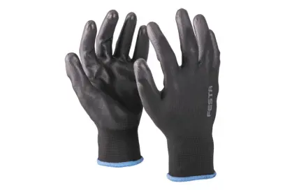Rukavice FESTA KELT BLACK máčené PU vel. 10, CE 388