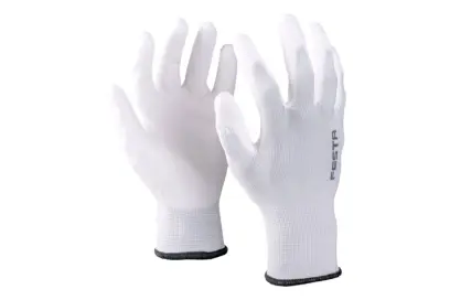 Rukavice FESTA KELT WHITE máčené PU vel. 11, CE 388
