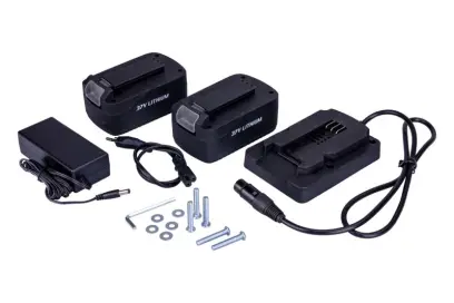 Sada baterii a nabíječky pro strunové řezačky polystyrenu 37V / 2x2200mAh