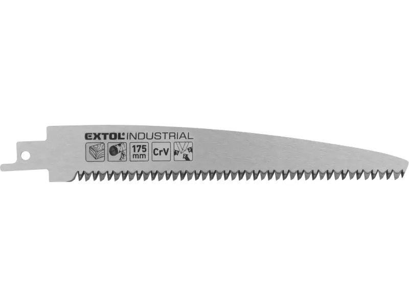 plátek na dřevo rovný do pily ocasky, 175x24x1,2mm (d/v/tl), CrV plátek na dřevo rovný do pily ocasky, 175x24x1,2mm (d/v/tl), CrV