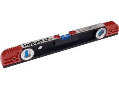 vodováha kovová s magnety, 600mm, 3libely (1x360°otočná)
