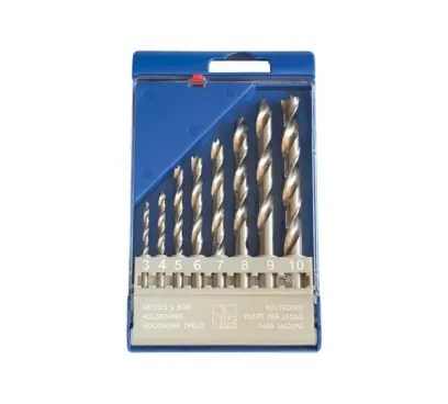 Sada vybrušovaných vrtáků do dřeva OREN 8dílná
