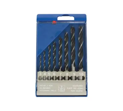 Sada válcovaných vrtáků do dřeva OREN 8dílná