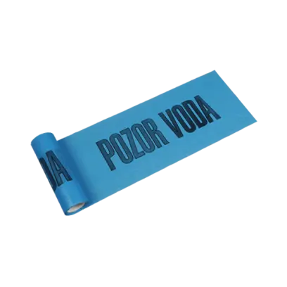 Výstražná fólie 22 cm × 0,08 mm, délka 20 m 20 m modrá - VODA