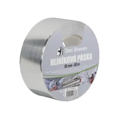 Hliníková páska 50 mm, délka 50 m 50 m stříbrná