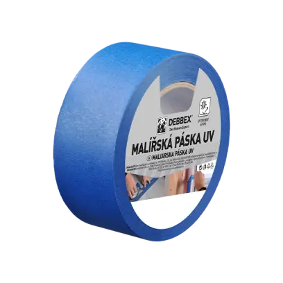 Malířská páska modrá UV 38 mm, délka 55 m 55 m modrá
