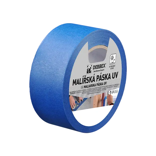 Malířská páska modrá UV 38 mm, délka 55 m 55 m modrá