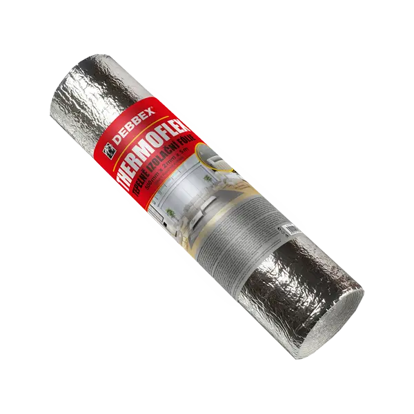 Tepelně izolační fólie THERMOFLEX 500 mm × 2 mm, délka 5 m 5 m2 hliníková