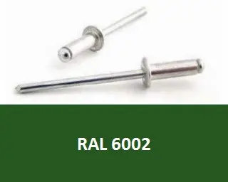 Trhací nýt AL/ST 4,0x8 RAL 6002 zelená - Bralo Trhací nýt AL/ST 4,0x8 RAL 6002 zelená - Bralo