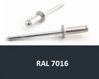 Trhací nýt AL/ST 4,0x12 RAL 7016 šedá - Bralo