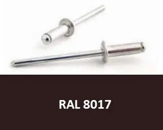 Trhací nýt AL/ST 3,2x6 RAL 8017 Čokoládová hnědá - Bralo