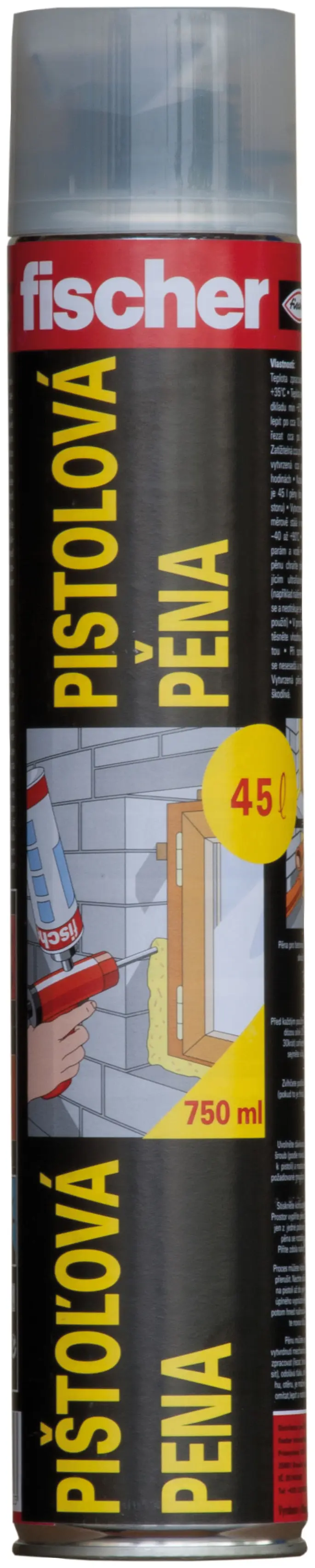 Montážní pistolová pěna PUP 750 ml letní Montážní pistolová pěna PUP 750 ml letní